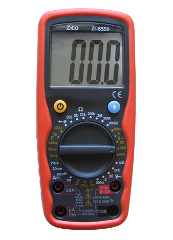 ZI-6550 Manual Range 20A AC/DC DMM