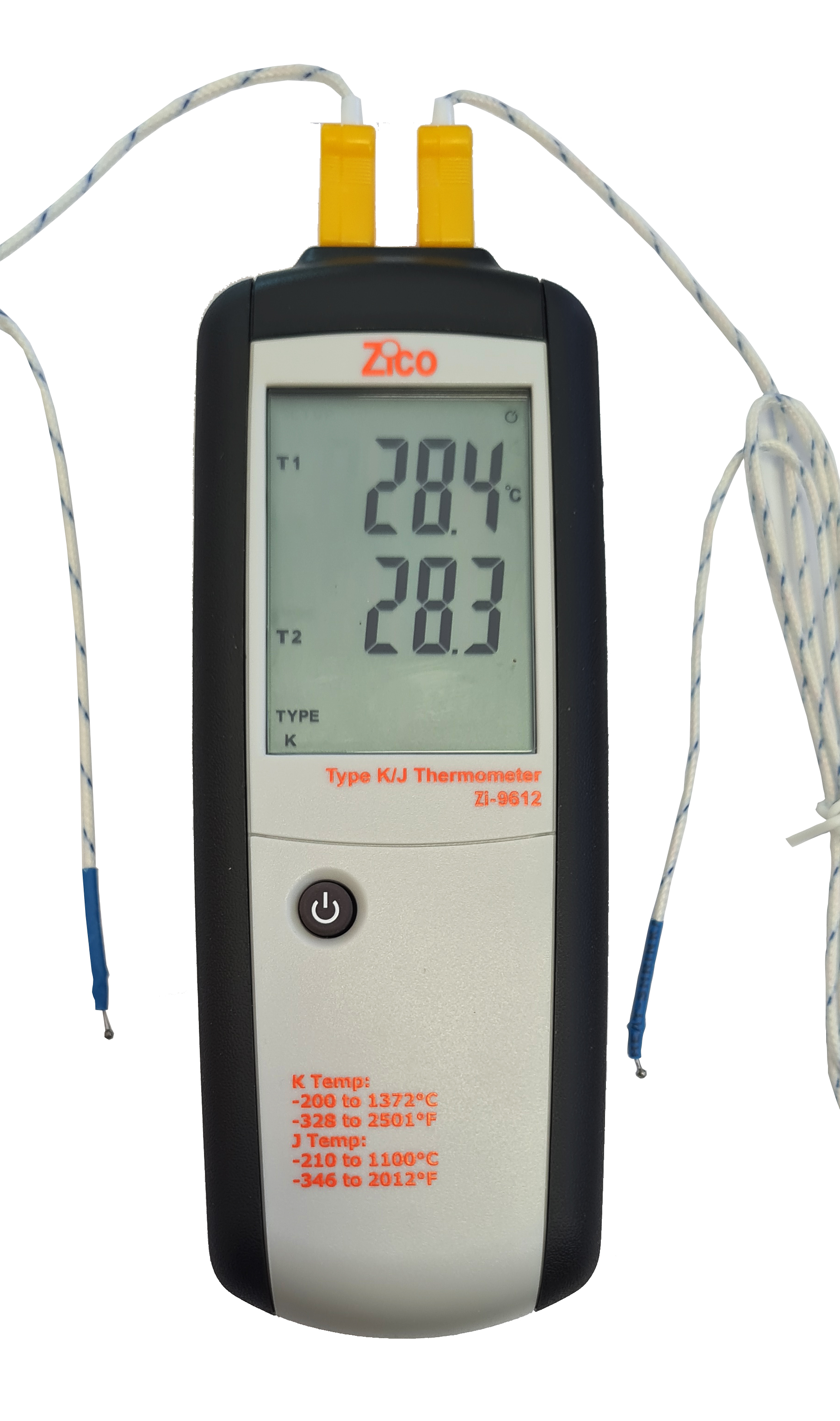 ZI-9612 Thermometers with 2 thermocouples
